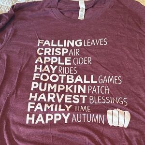 Bella Canvas Maroon Short Sleeve Tee